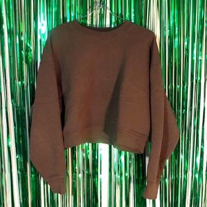 girlfriend collective cropped sweatshirt